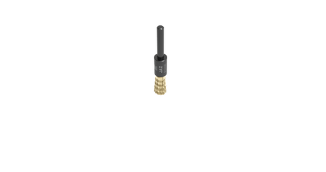 Jaz Wire End Brushes 12x30mm for effective cleaning in tight spaces, featuring durable coated steel wire and 6mm shank compatibility.