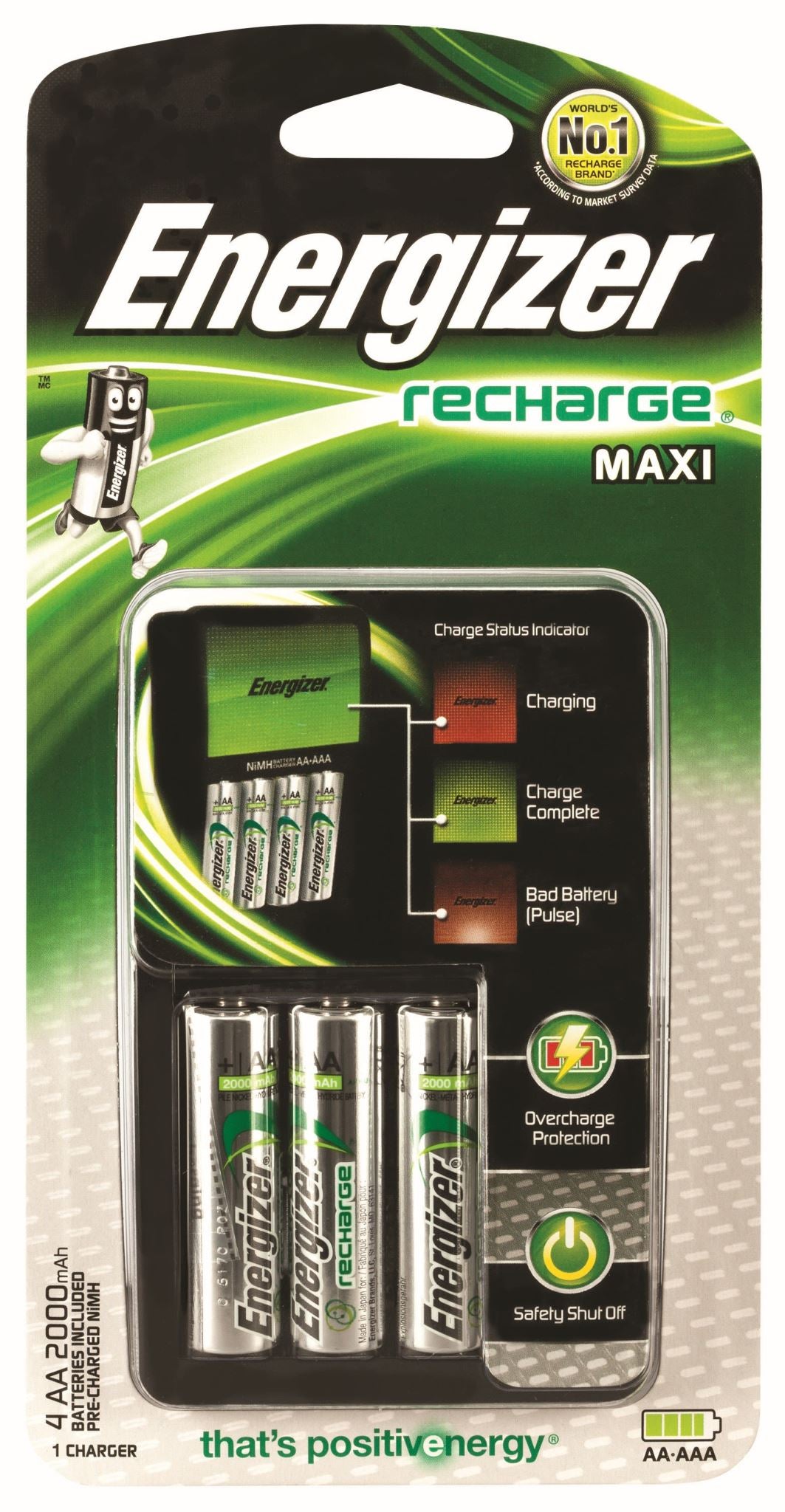 Energizer Maxi Charger (Each)