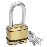 Master Lock Excell Brass Cover Steel Padlock 50mmx9mmx51mm