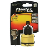 Master Lock Excell Brass Cover Steel Padlock 45mmx8mmx24mm