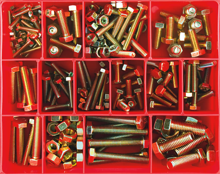 Champion Metric Set Screw & Nut Assortment 221 piece