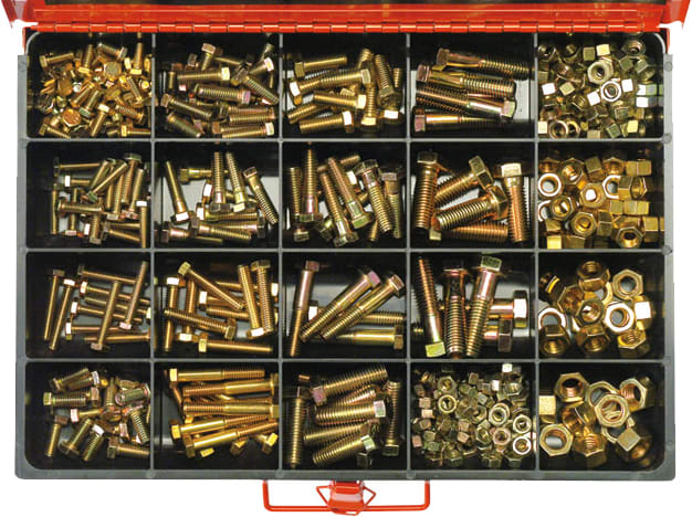Champion UNC Bolt, Set Screw & Nut Assortment 370 piece