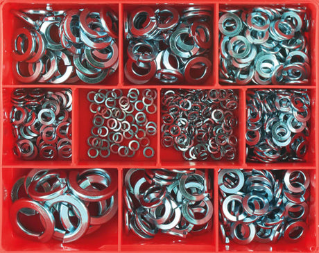 535-piece Champion Metric/Imperial Spring Washer Assortment for enhanced grip, durability, and versatile projects.