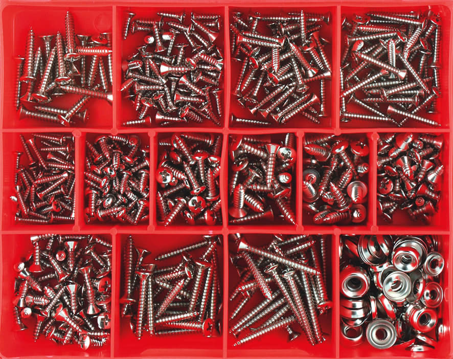Champion Self Tapping Screw Assortment 540 piece