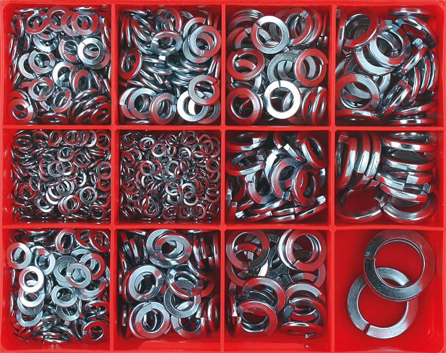 Champion Metric/Imperial Spring Washer Assortment 933 piece