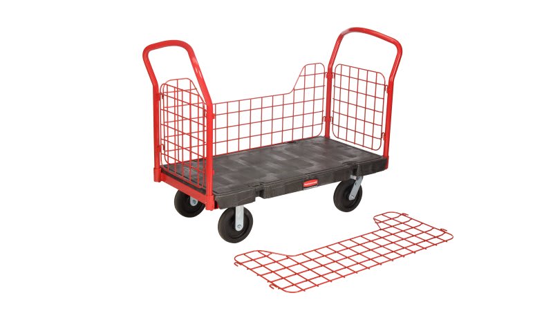 Rubbermaid Heavy Duty Side Panel Platform Truck