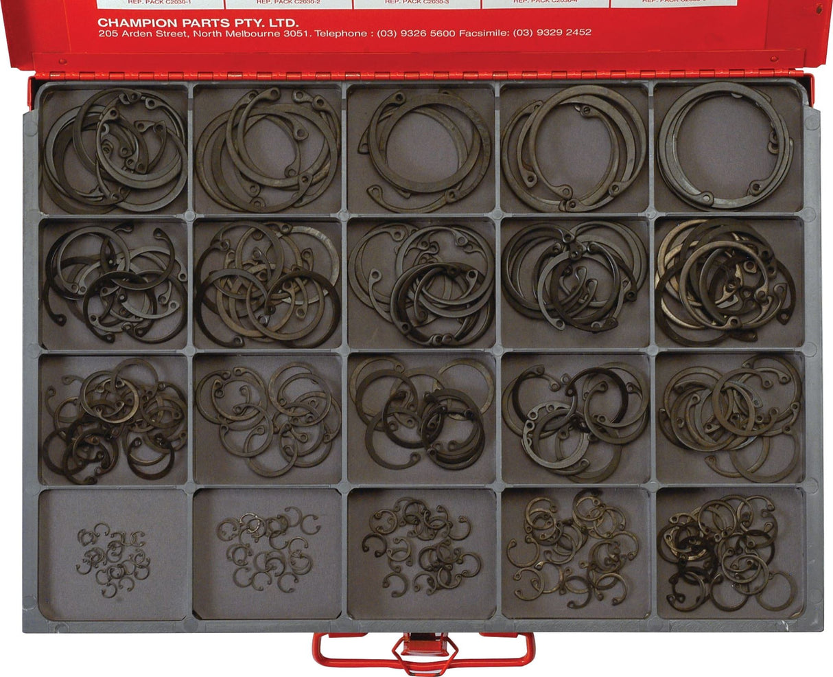 Champion Imperial External Circlip Assortment 240 piece