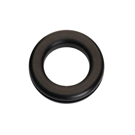 Durable 8-pack of high-quality rubber grommets, sized 3/8in x 1/2in x 11/16in, ideal for electrical and plumbing projects.