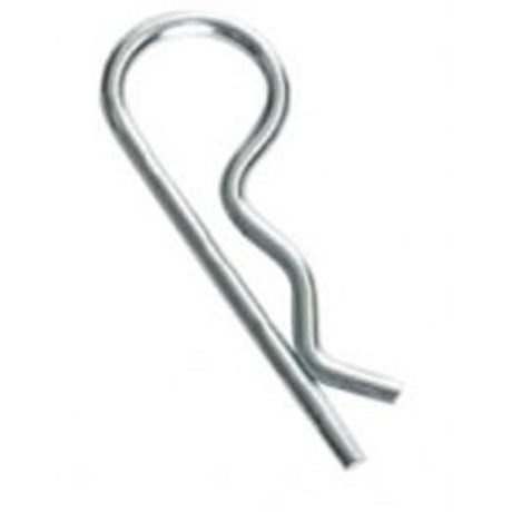 Zinc-plated R-Clips 20-pack for 1/4in to 3/8in shafts, ideal for secure fastening in various indoor and outdoor projects.