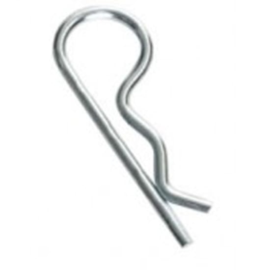 Zinc-plated Champion R-Clips, 20-pack, designed for 3/8in to 1/2in shaft diameters, durable and corrosion-resistant fasteners.