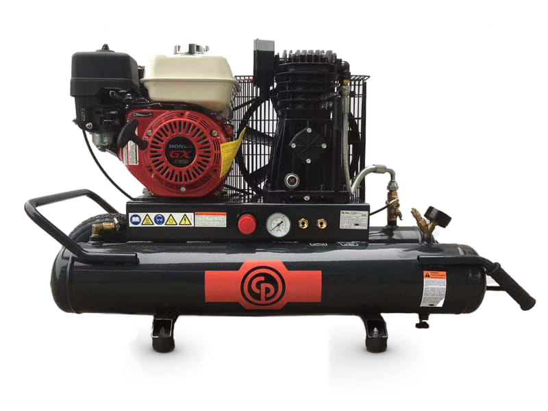 Chicago Pneumatic Air Compressor Petrol Twin Tank 5.5HP 30L (Each)