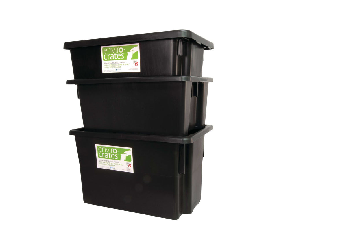 Enviro Stack and Nest Crate Black - 32L