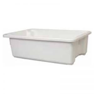 Food Grade White Stack and Nest Crate - 32L