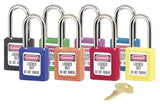 Master Lock 0410 Zenex Safety Lockout Padlock KEYED ALIKE, 38mm 10 (Pack) - Blac
