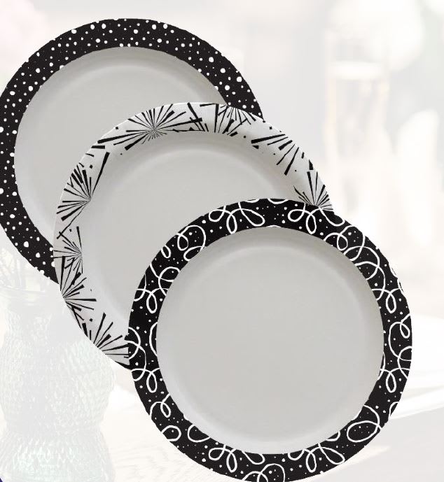 Fiesta Paper Side Plates 18cm 250 (Pack)