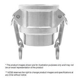 25mm Type B/NA3 Female Coupler to Male BSP - GP AL (Each)