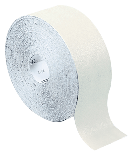 High-performance 80Grit sandpaper roll (115mm x 50m) with durable backing, ideal for woodworking and metalworking projects.