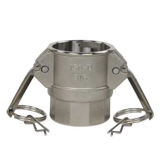 Type D - SS316 25mm Female Coupler x Female BSP (Each)