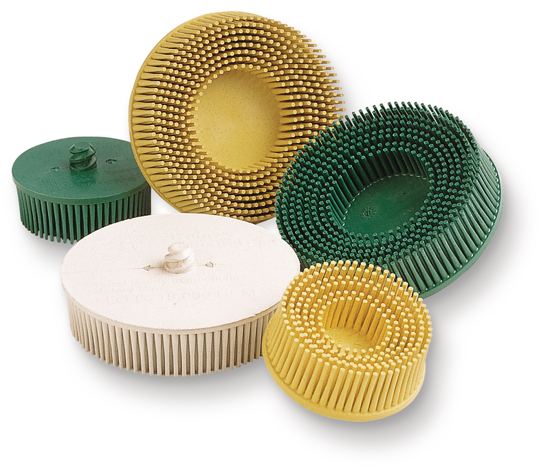 3M Scotch-Brite Roloc Bristle Disc 120G White 75mm (Each)