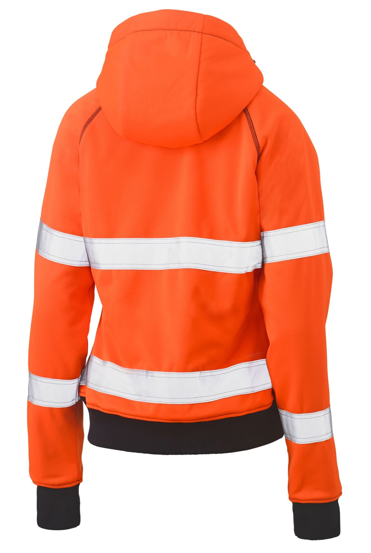 Bisley, Women's Hi Vis Fleece Hoodie, BKL6819T - Orange (Size: 16)