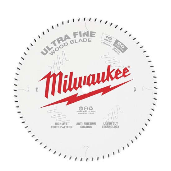 Milwaukee 254mm 80T Ultra Fine Circular Saw Blade-Each