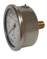 Pressure Gauge 63mm R/E Stainless Steel 0-600 kPa