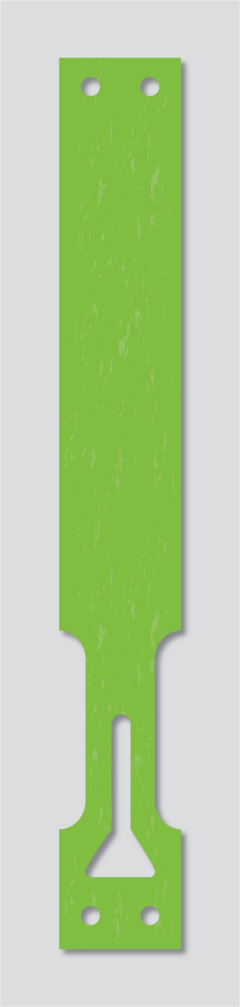 Tuflok Tag Citrus Green 186 x 25mm 1000 tags per roll (Carton of 5 rolls)