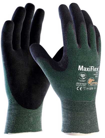 ATG MaxiFlex Cut 34-8743 Gloves- SIZES 7-12- (One Pair)
