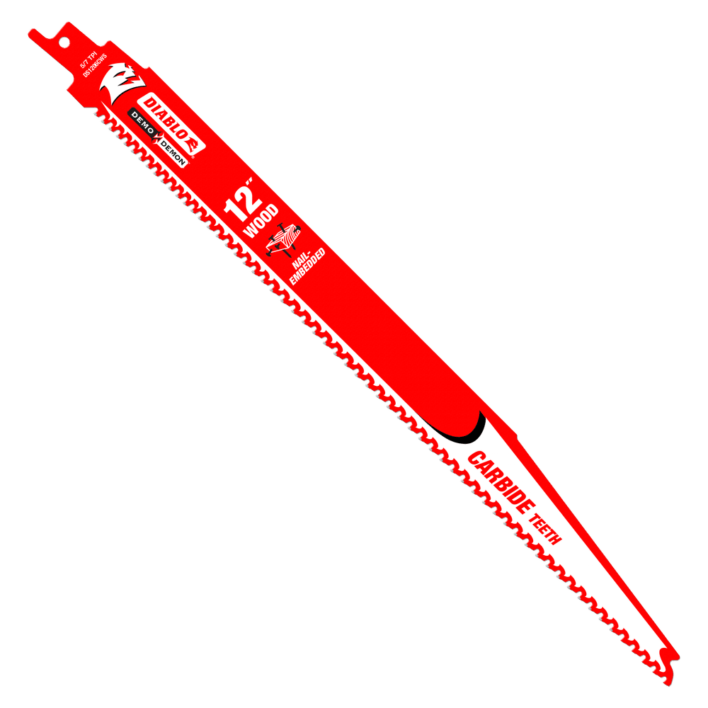 Diablo Steel Demon Carbide Reciprocating Blade 12" (3 Pack)