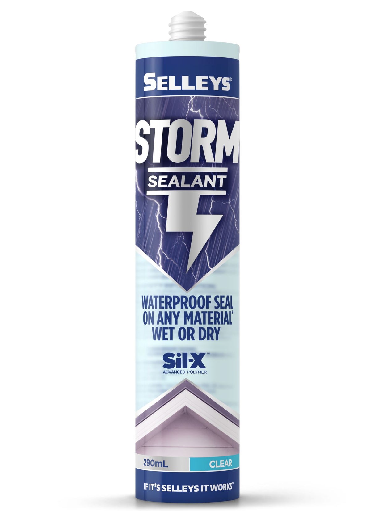 Selleys Sealant Storm Clear 300gm 290ml (Each)