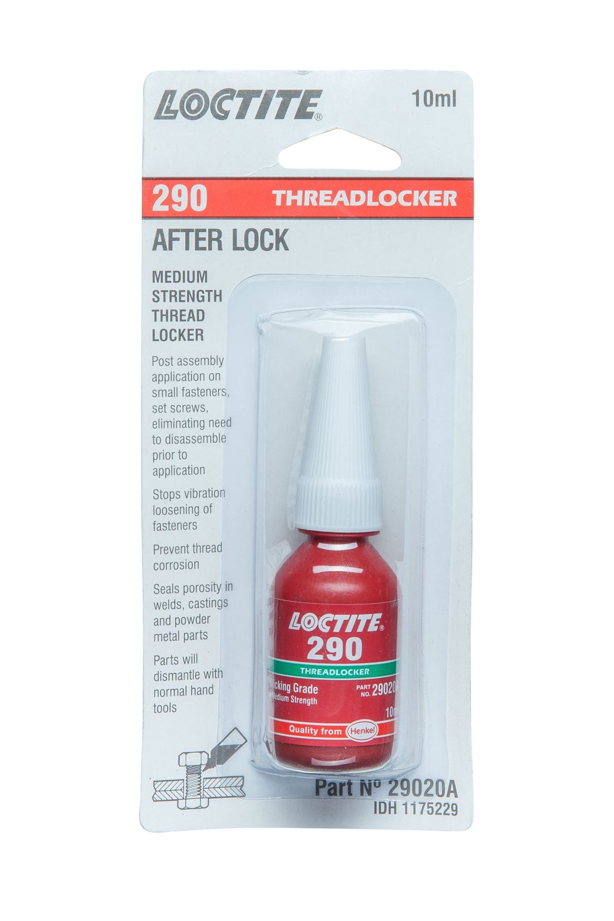 LOCTITE 290 Threadlocker Med Strength Wick In 10ml