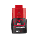 Milwaukee M12 Redlithium-Ion 3.0Ah Compact Battery