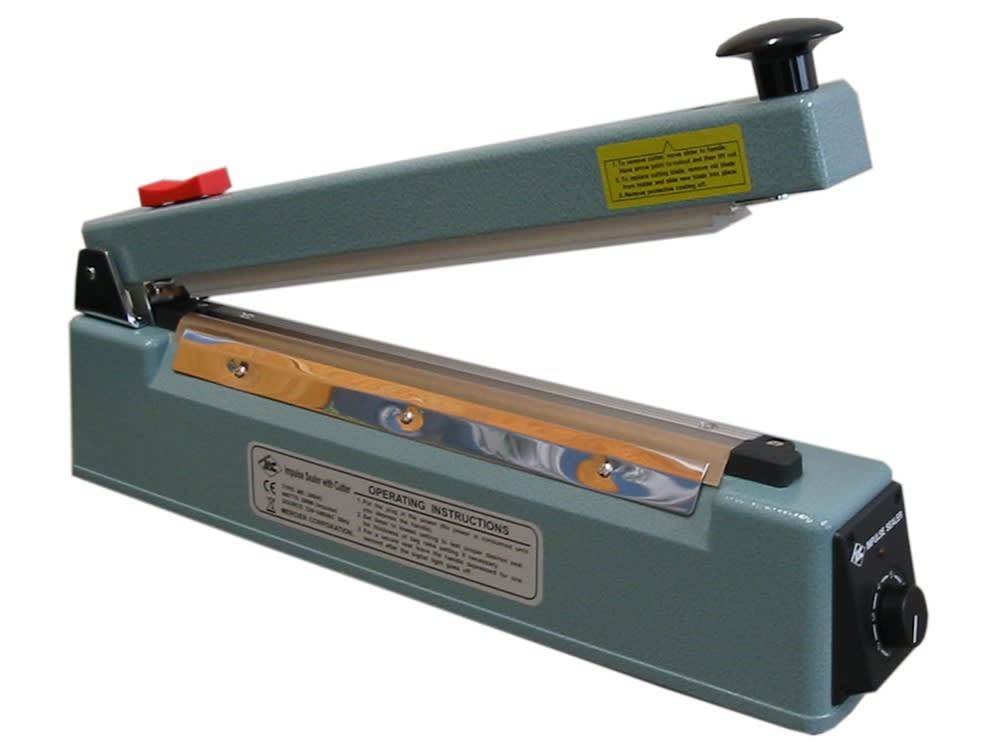 300HC Impulse Heat Sealer with Cutter 300mm (Order Unit = Each)