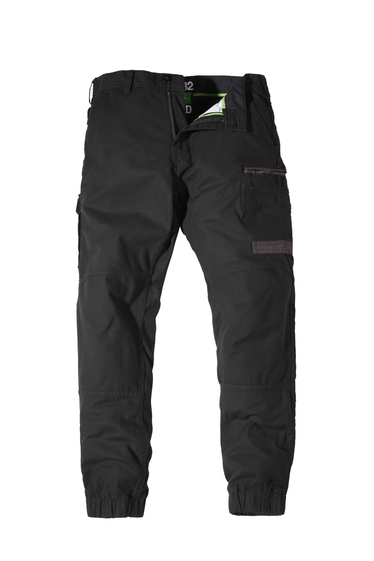 FXD, Cotton Stretch Cuffed Work Pant, WP-4 - Black (Size: 40)