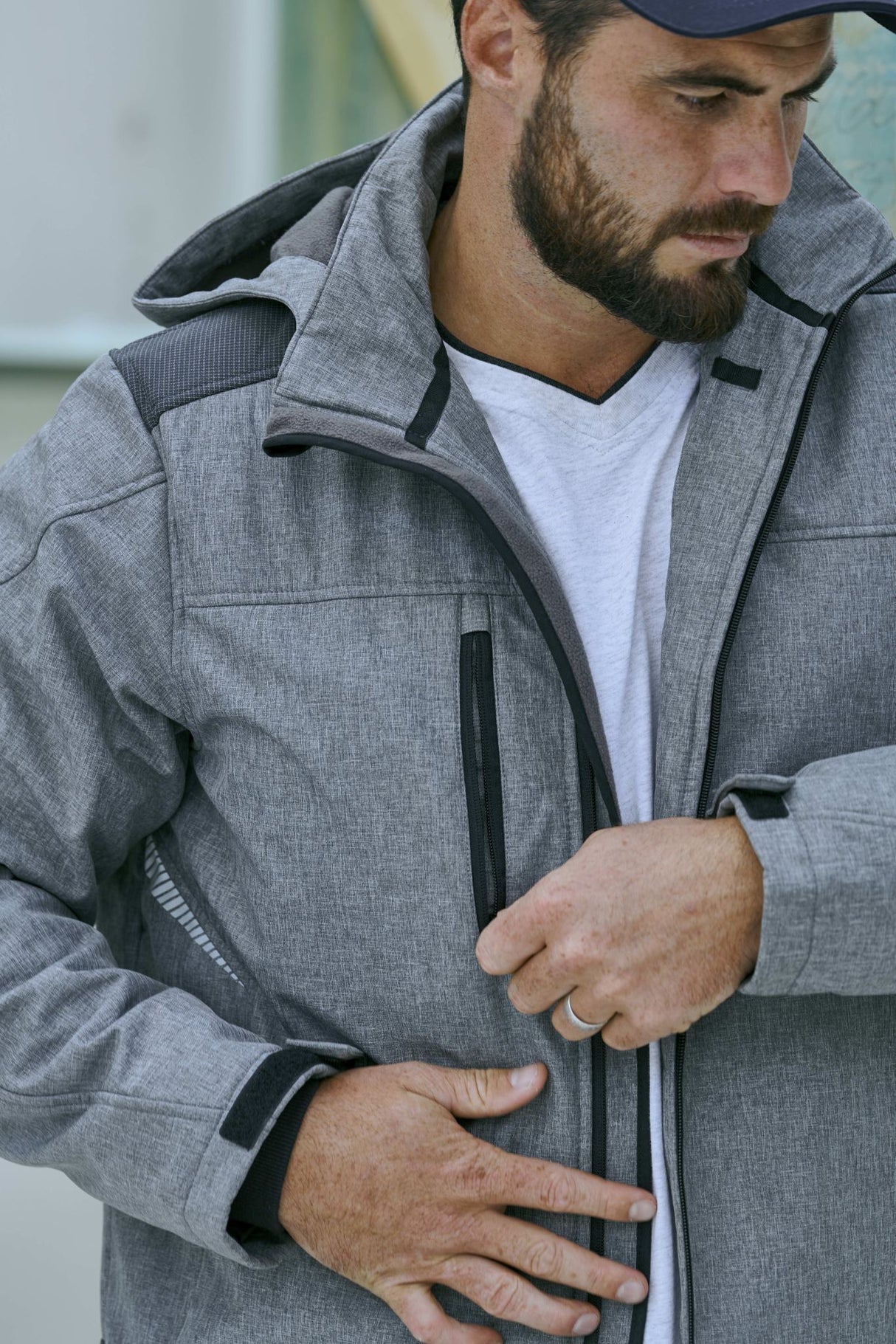 Bisley, FLX & MOVE Shield Jacket, BJ6937 - Charcoal - 3XL