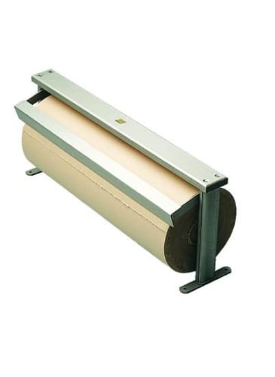 Wall-mounted paper roll dispenser, 1200mm wide, ideal for crafting, wrapping, and note-taking, suitable for home, office, or classroom use.