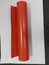 Bright orange 300mu general purpose B&A film roll, measuring 4x25m, ideal for moisture barrier and surface protection in various applications.