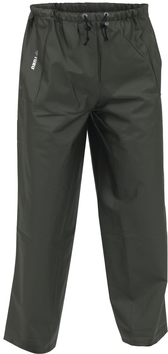 Bison, Premium Weight PVC Over Trouser - Green - 4XL
