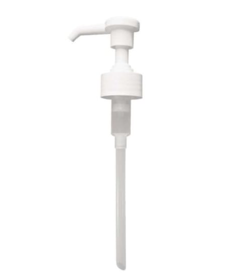 Versatile 500ml pump with smooth action, ideal for lotions and soaps, fitting standard 28/410 neck bottles for easy dispensing.