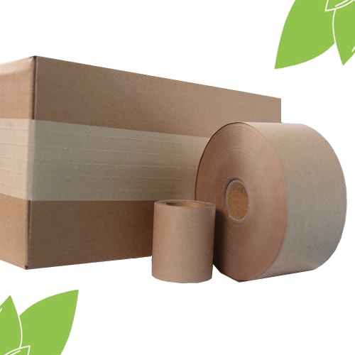 Pomona Gum Water Activated Paper Tape - Kraft 70mm x 165m (Roll)