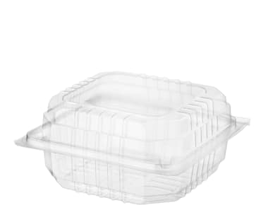 Eco-Smart Clearview Burger Pack Large 130 x 125 x 65mm 250 (Pack)