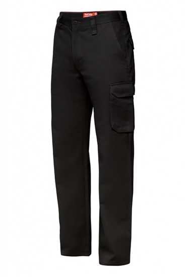 Hard Yakka, Foundations Cargo Pant, Y02500-Regular Fit (Pair) - Black - Size: 17