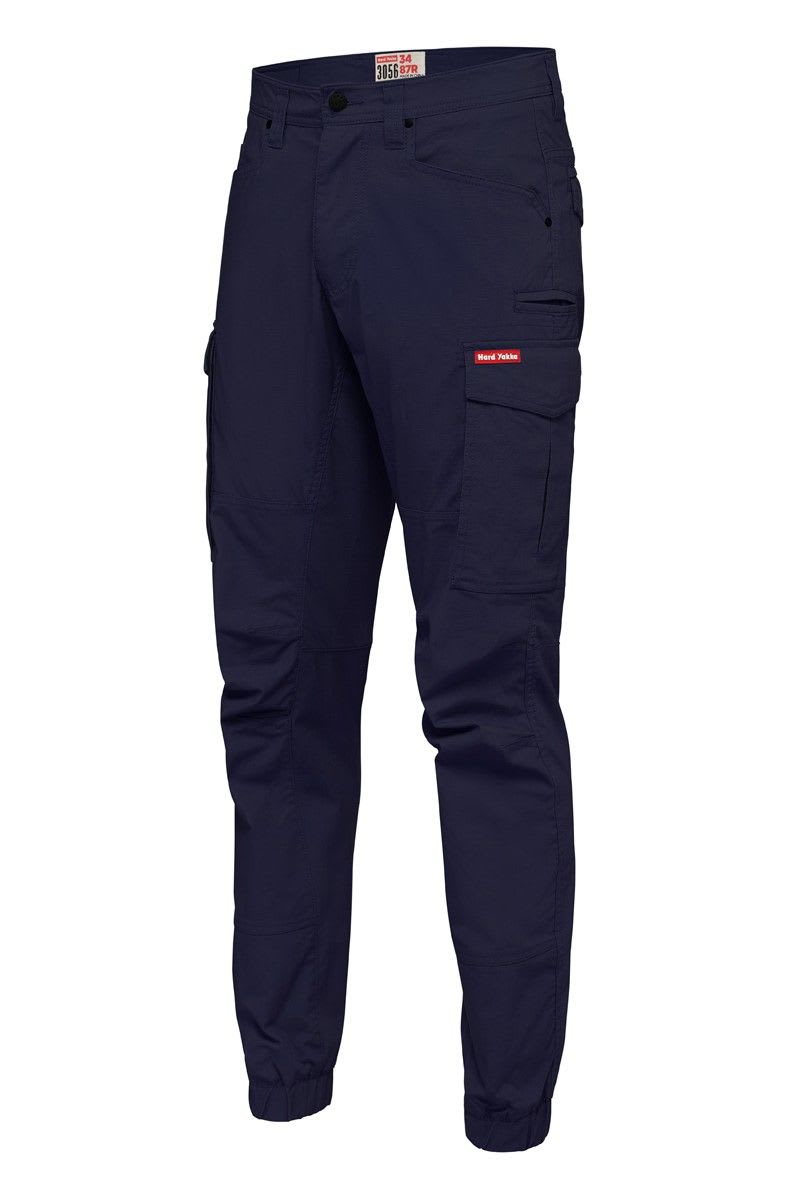 Hard Yakka, 3056 Ripstop Cuffed Cargo Pant, Y02340 - Navy - 72