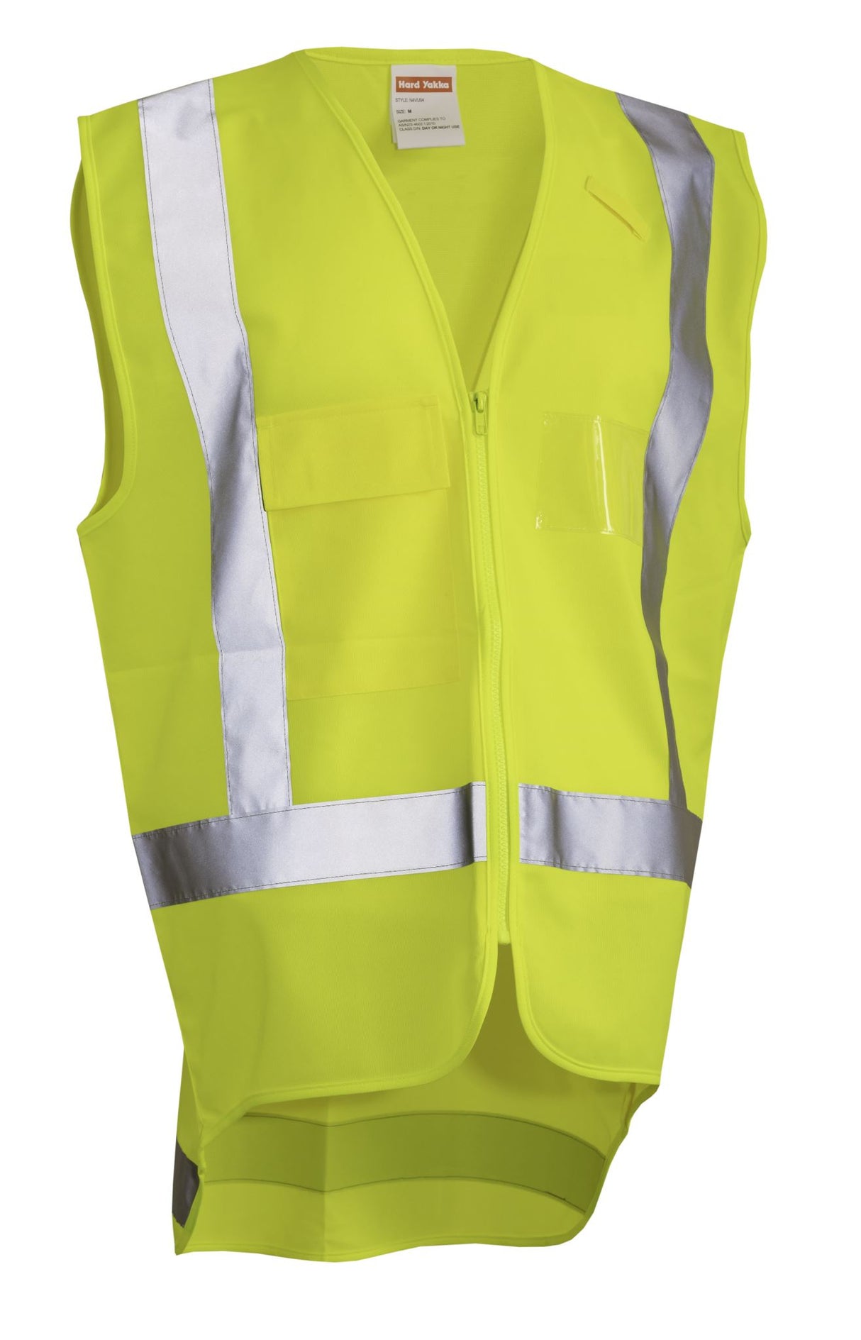 Hard Yakka, Hi Vis Safety Vest, N4VU04 - Fluoro Yellow - 5XL
