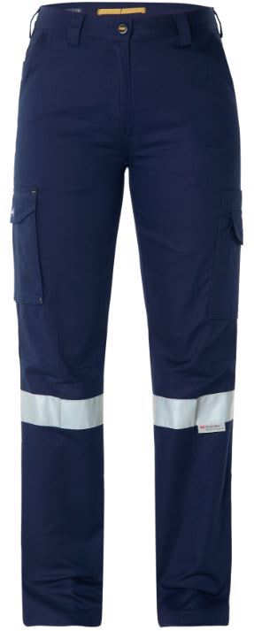 Workhorse, Women's Ripstop Taped Trouser, WPA023 - Navy (Size: 22)