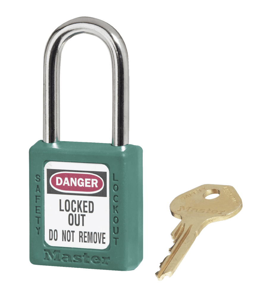 Master Lock 0410 Lockout Padlock - KEYED DIFFERENT 38mm - Teal