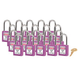 Master Lock 0410 Zenex Safety Lockout Padlock Keyed Alike, 38mm 20 (Pack)