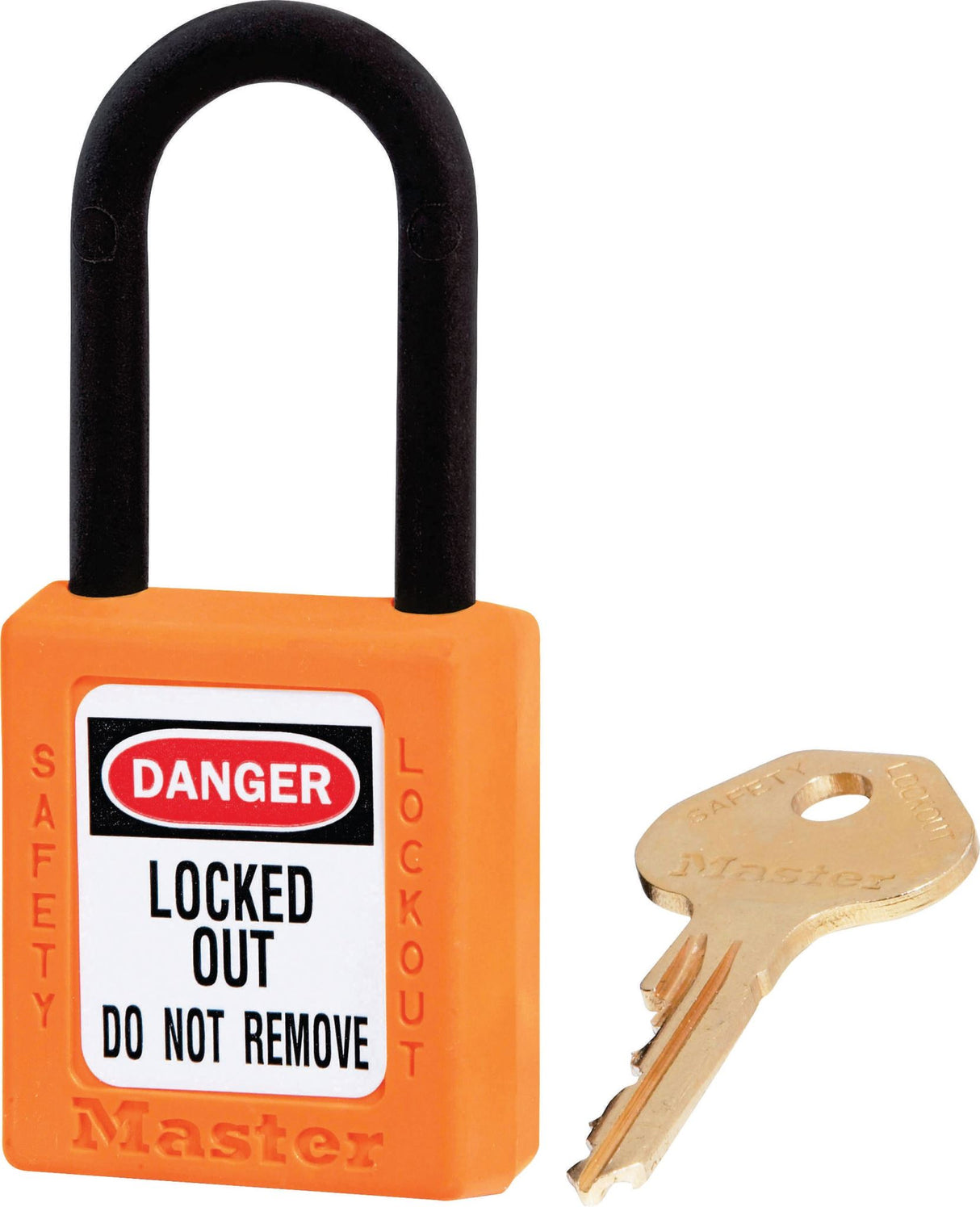 MasterLock 0406 Dielectric Padlock KEYED DIFFERENT 38mm - Orange