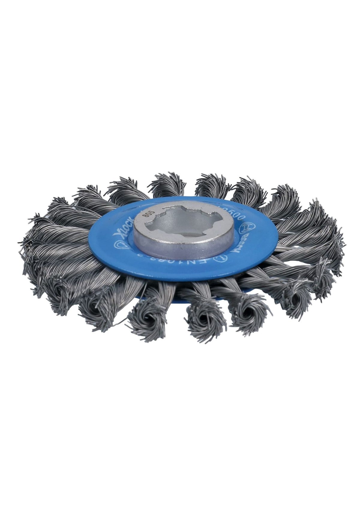 115mm 0.5mm Twist Knot Wire Wheel Steel X-Lock (Each)