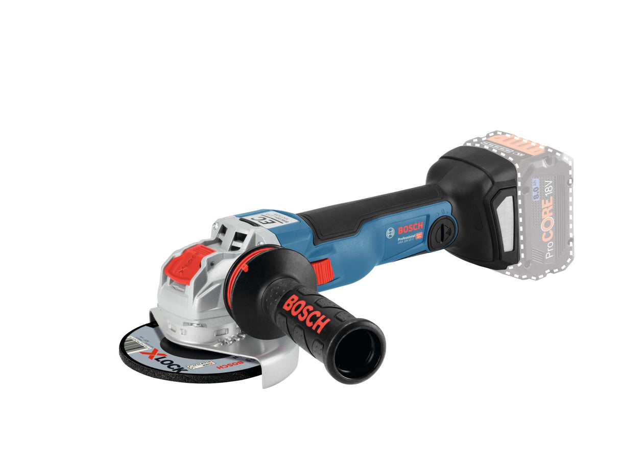 Bosch GWX 18V-10 C X-LOCK Angle Grinder 125mm (Cordless Skin Only)